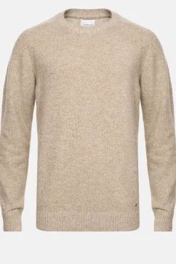 Shop Beige Heren Sweater Met Ronde Hals Heren Sweaters & Cardigans