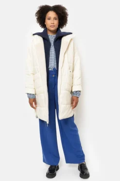 Best Sale Beige Omkeerbare Gewatteerde Jas Met Kap Dames Jassen & Blazers