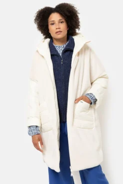Best Sale Beige Omkeerbare Gewatteerde Jas Met Kap Dames Jassen & Blazers