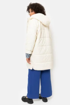 Best Sale Beige Omkeerbare Gewatteerde Jas Met Kap Dames Jassen & Blazers