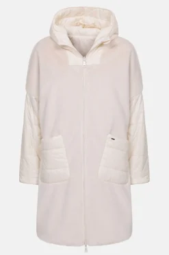 Best Sale Beige Omkeerbare Gewatteerde Jas Met Kap Dames Jassen & Blazers