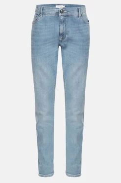 Online Blauwe Slim Fit Jeansbroek Voor Heren Heren Broeken