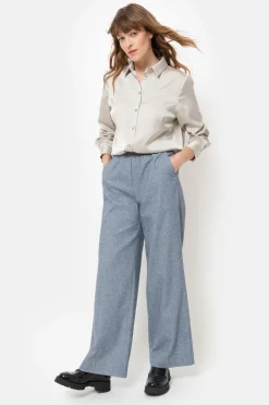 Online Blouse Met Lange Mouwen En Knoopjes Dames Blouses