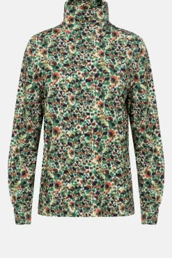 Flash Sale Bruin Gebloemde Sous-Pull Voor Dames Dames T-Shirts & Tops