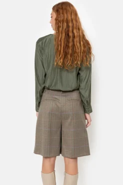 Discount Damesblouse Met Smock En Lange Mouw Dames Blouses