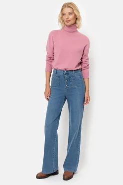 Discount Damespull Met Rolkraag En Lange Mouwen Dames Truien & Cardigans
