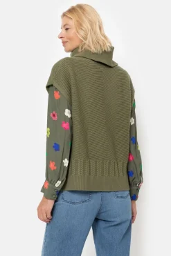 Hot Debardeur Met Een Rolkraag En Strepen Dames Truien & Cardigans