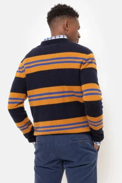 Sale Donker E Herentrui Met Lichtbruine Strepen Heren Sweaters & Cardigans