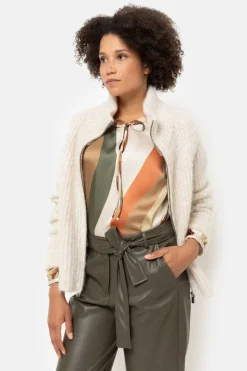 Flash Sale Donkergrijze Tapered Broek Met Lederlook Dames Broeken & Jeans