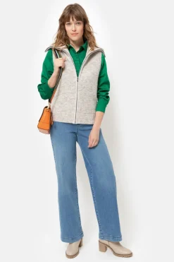 Hot E Dames Blouse Met Gefronste Kraag Dames Blouses