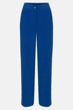 Clearance E Fluwelen Broek Met Wijde Broekspijpen Dames Broeken & Jeans