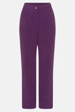 Best Sale E Fluwelen Broek Met Wijde Broekspijpen Dames Broeken & Jeans