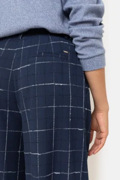 Best Sale E Geruite Broek Met Wijde Broekspijpen Dames Broeken & Jeans