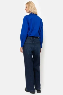 Best Sale E Jeans Met Wijde, Rechte Pijpen Dames Broeken & Jeans