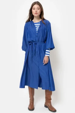 Shop E Jurk Met Lange Mouwen En Knoopjes Dames Jurken