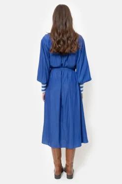 Shop E Jurk Met Lange Mouwen En Knoopjes Dames Jurken
