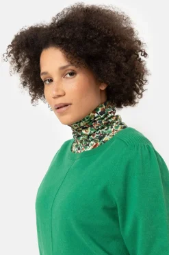 Outlet E Korte Pull Met Boothals En Ballonmouwen Dames Truien & Cardigans