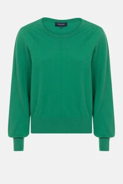 Outlet E Korte Pull Met Boothals En Ballonmouwen Dames Truien & Cardigans