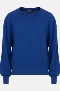 Outlet E Korte Pull Met Boothals En Ballonmouwen Dames Truien & Cardigans