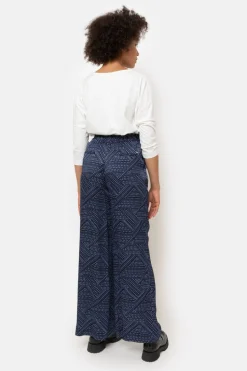 Sale E Loose Fit Broek Met Bolletjesprint Dames Broeken & Jeans