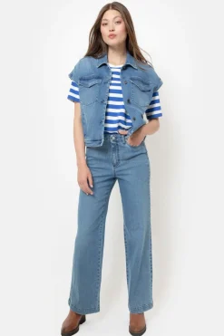 Discount E Loose Fit Jeans Met Rechte Broekspijpen Dames Broeken & Jeans