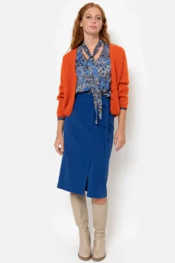 Cheap E Midirok Met A-Lijn, Split En Taillelint Dames Rokken
