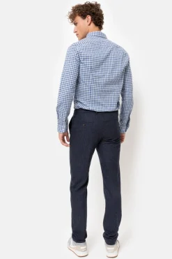 Cheap E Slim Fit Heren Chino Met Krijtstreep Heren Broeken