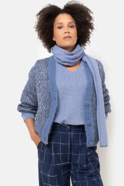 Online Gemeleerde Korte Cardigan Met Knopen Dames Truien & Cardigans