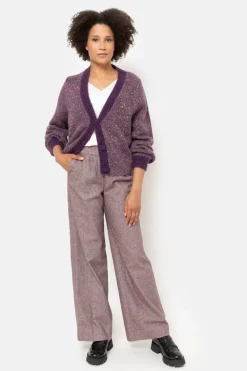 Best Gemeleerde Korte Cardigan Met Knopen Dames Truien & Cardigans