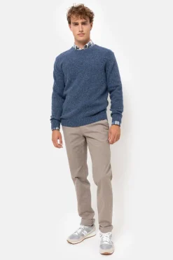 Sale Gemeleerde Trui Met Ronde Hals Heren Sweaters & Cardigans