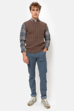 Sale Grijs E Slim Fit Broek Voor Heren Heren Broeken