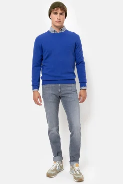 Hot Grijze Slim Fit Jeans Broek Voor Heren Heren Broeken