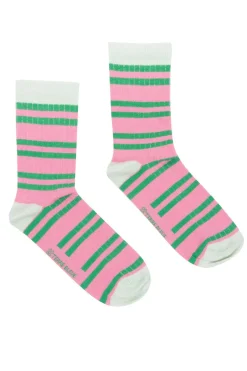 Fashion Groen Gestreepte Dames Sokken Dames Accessoires