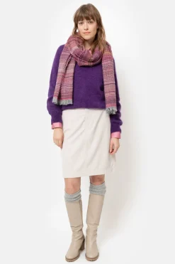 Store Harige E Pull Met V-Hals En Lange Mouwen Dames Truien & Cardigans