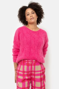 Discount Harige Pull Met Boothals En Lange Mouwen Dames Truien & Cardigans