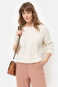 Cheap Harige Pull Met Boothals En Lange Mouwen Dames Truien & Cardigans