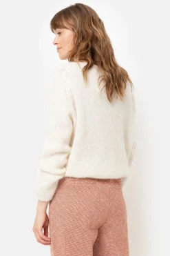 Cheap Harige Pull Met Boothals En Lange Mouwen Dames Truien & Cardigans