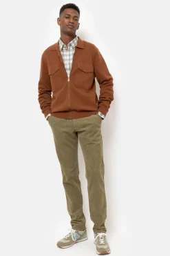 Cheap Kaki E Herenbroek Met Regular Fit Heren Broeken