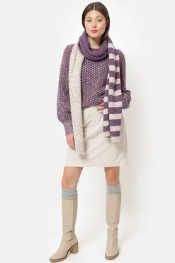 New Korte Beige A-Lijn Rok In Ribfluweel Dames Rokken
