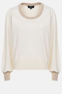 Clearance Korte Damespull Met Boothals En Pofmouw Dames Truien & Cardigans
