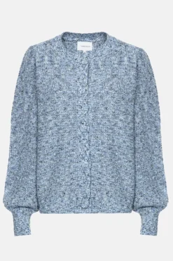 Discount Korte Donker E Cardigan Met Stoffen Knopen Dames Truien & Cardigans