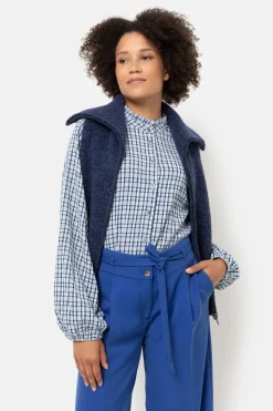 Outlet Korte E Cardigan Zonder Mouwen, Met Rits Dames Truien & Cardigans