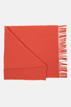 Clearance Lange Rode Mannen Sjaal Met Franjes Heren Accessoires