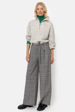 Best Sale Lichtgrijze Dames Sweater Met Ritskraag Dames Truien & Cardigans