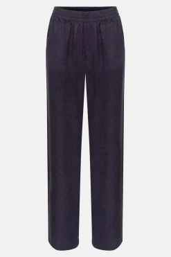 Shop Navy E Broek Met Losse, Rechte Broekspijpen Dames Broeken & Jeans