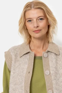 New Teddy Cardigan Met Debardeurlook Dames Truien & Cardigans