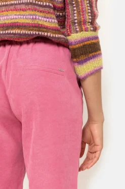Hot Velours Broek Met Wijde, Rechte Fit Dames Broeken & Jeans